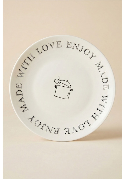 Grandora Made With Love Enjoy Desenli 20 Cm Pasta Tabağı 6 Lı Set Beyaz Tatlı, Pasta, Kahvaltı Tabağı Beyaz Grandora Made With Love Enjoy Desenli 20 Cm Pasta Tabağı 6 Lı Set Beyaz Tatlı, Pasta, Kahvaltı Tabağı Beyaz
