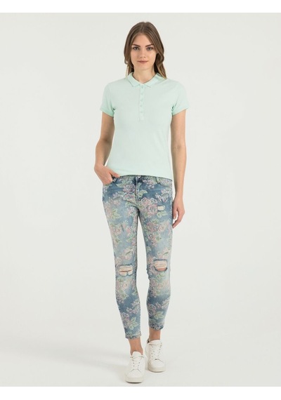 LOFT Nicole Skinny Fit Kadın Pantolon Lf2017872 Q1.v1 Denim