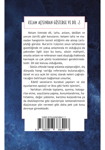 Kelam Açısından Gösterge Ve Dil -2-