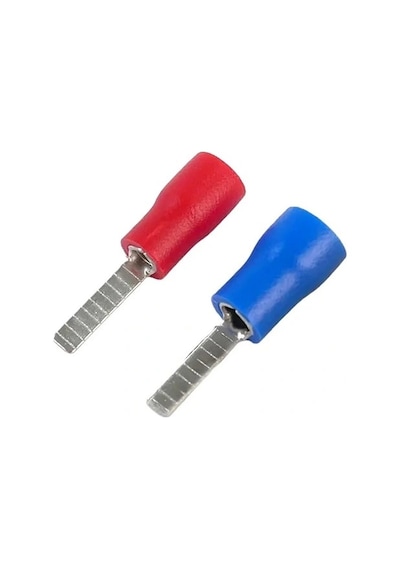 Bık-102 1.5-2.5mm2 Bıçak Tip Kablo Ucu Terminal Mavi 100 Adet
