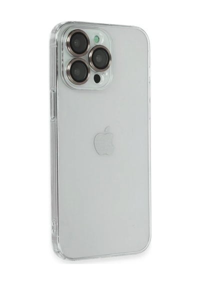 Apple Apple Uyumlu iPhone 13 Pro Kılıf Luko Lens Silikon -yeşil 0.2M-Çok Renkli