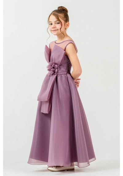 Mnk Baby & Kids Kız Çocuk Organze Tül Çiçek Ve Fiyonk Detaylı Gipe Sırtlı Prenses Abiye Elbise M00800 Mürdüm Mnk Baby & Kids Kız Çocuk Organze Tül Çiçek Ve Fiyonk Detaylı Gipe Sırtlı Prenses Abiye Elbise M00800 Mürdüm