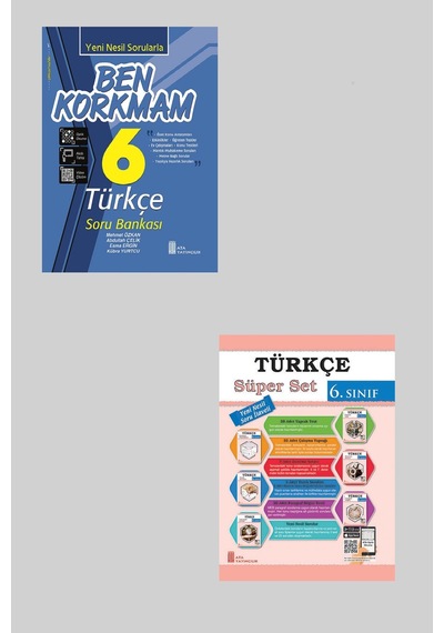 Ata 6.sınıf Yeni Nesil Sorularla Ben Korkmam Türkçe + Süper Set