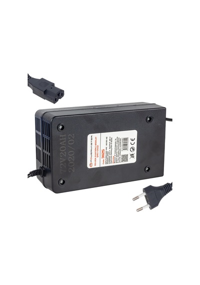 Elektrikli Bisiklet Şarj Cihazi-24V,36V,48V,60V,72V-20 Amper 72 Volt