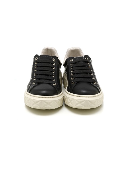Sneaker Günlük Kadın Mar-25y-209-8888 John May Siyah-metalik Altın Siyah