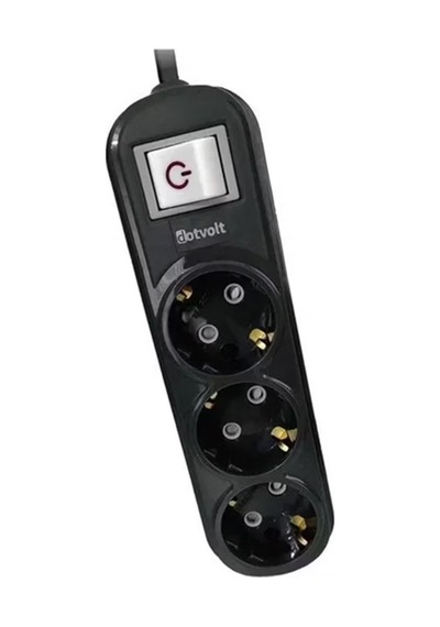 Dotvolt Surge Hunter 3-3'lü Akım Koruma Prizi-350j 1,5 m