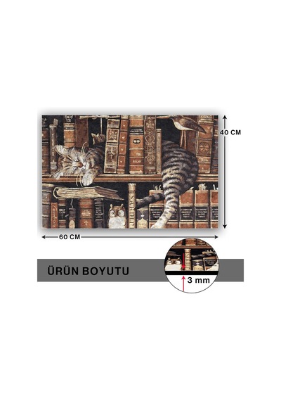Tasarımlı Dekoratif Kapı Önü Paspas, Dış Mekan/ev İçi/banyo/mutfak/yatak Odası/giriş Paspasları Uykucu Kedi Çok Renkli