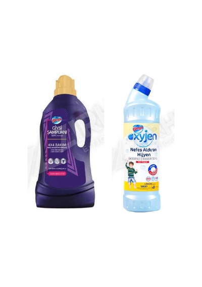Bingo Giysi Şampuanı 3 L + Oksijen 750 Ml 2'li Set Diğer