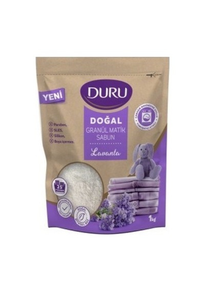 Duru Granül Matik Sabun Klasik Ve Lavanta 1 Kg 2 Li Paket