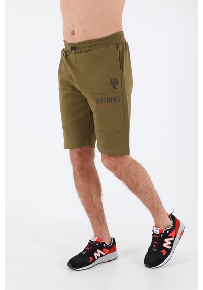 Maraton Sportswear Regular Erkek Zeytin Şort 20549-zeytin