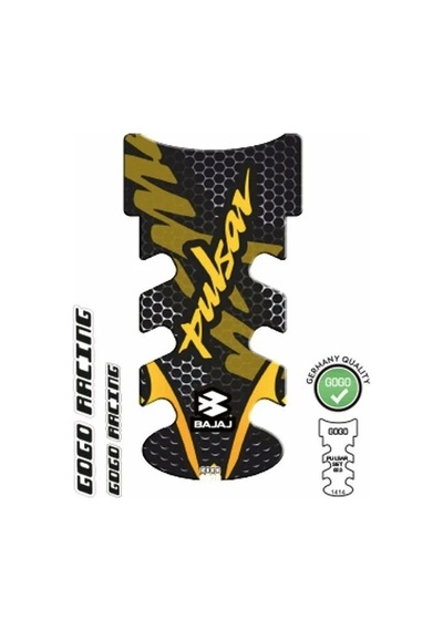 Bajaj Pulsar Sarı-siyah Tank Pad