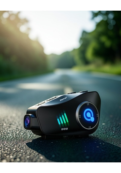 Kameralı Motosiklet Kask Kulaklığı 45 Saat Süreyle Bluetooth 5.3 Ipx6 Su