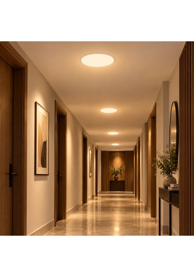 Jupiter 24w Sıva Altı Yuvarlak Ayarlanabilir Pmma Led Panel 3000k Beyaz