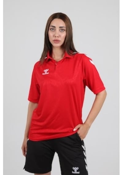 Hummel Dream Kamp Tişört, Polo Yaka Kırmızı