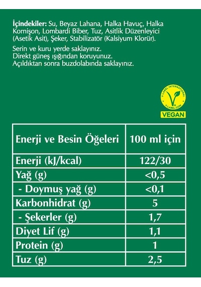 Fersan Karışık Turşu 720 Cc