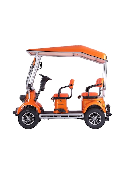 Arora Nostalji 72vx45ah 4 Teker Elektrikli Moped 1500 W Turuncu