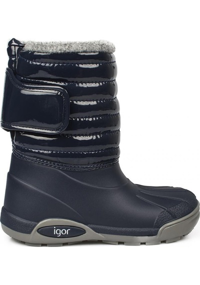 Igor Topo Ski Charol Çocuk Yağmur Çizmesi W10168-003 Lacivert