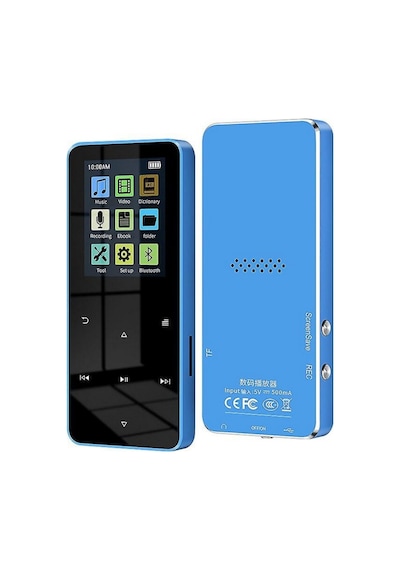 8gb Dahili Hafızalı Mp3-mp4 Çalar Hd Ses Bluetooth 5.0 Müzik Çalar Hafıza Kartı Girişli Fm Radyolu