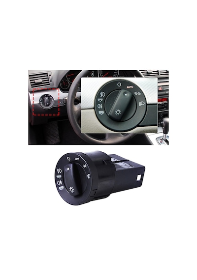 AUDİ A4 FAR VE SİS AÇMA KAPAMA DÜĞMESİ ANAHTARI AUTO 2001--2008