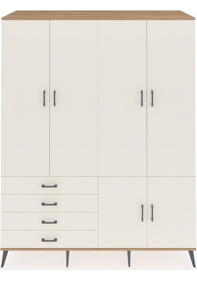 Kronos Gardrop 7 Raflı 4 Çekmeceli Tek Askılı 176x59x221 Çam-aytaşı Aytaşı Kronos Gardrop 7 Raflı 4 Çekmeceli Tek Askılı 176x59x221 Çam-aytaşı Aytaşı