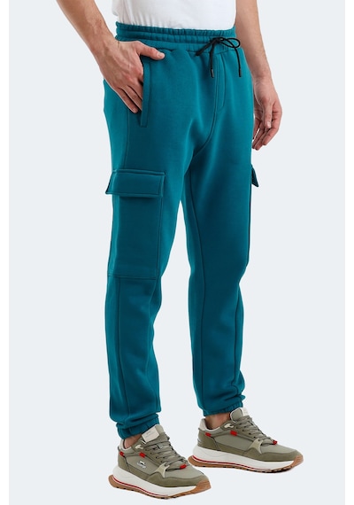 Slazenger Valora 2 Li Set Erkek Siyah - Petrol Eşofman Altı Siyah - Petrol