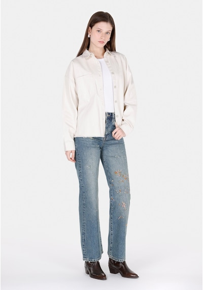 Colins Straight Fit Kadın Denim Jean Pantolon Cl1074521 Q1.v1 Dn01721 Denim