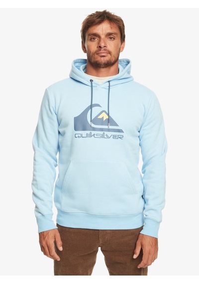 Quiksilver Big Logo Hood Erkek Swearshirt-25130 Açık Mavi
