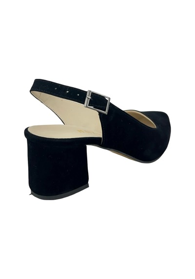 Matzeliger Mzg1169 Siyah Kadın Kalın Topuklu Stiletto