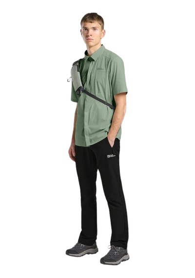 Jack Wolfskın Jack Wolfskin Vandra S S Shirt Erkek Gömlek 21884 Çok Renkli