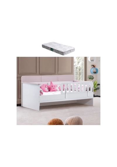 Karyola, Mira Montessori Karyola - Pembe + 1 Adet Comfort Yatak