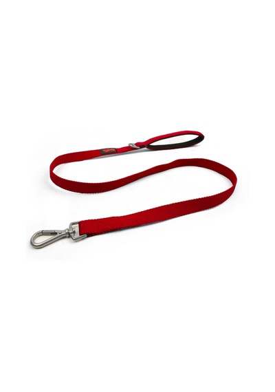 Kedi Köpek Sevk & Gezdirme Kayışı KIRMIZI M 130 x 2cm