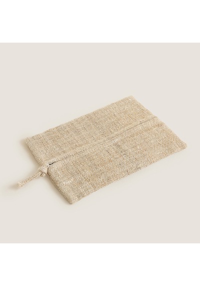 Chakra Hiyali Dikdörtgen Çok Amaçlı Çanta 19x25cm Natural