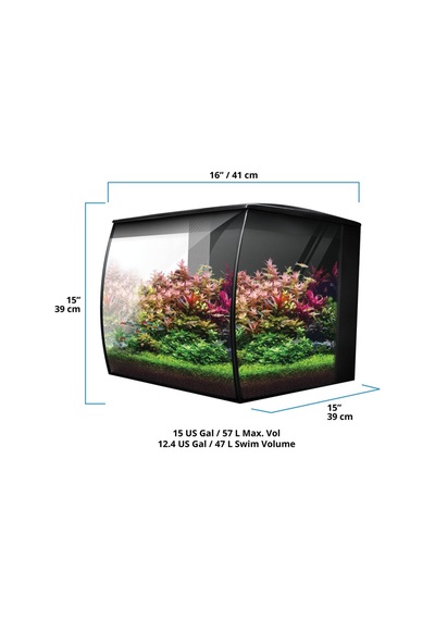 Fluval Flex 2.0 Akvaryum Siyah 57l