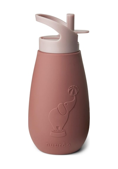 Nuuroo Pax Silikon Pipetli Suluk Mahogany Pembe 350 Ml