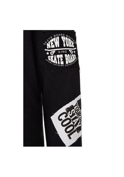 Cipo & Baxx Cl240 Aplikeli Kapşonlu Uzun Erkek Sweatshirt 001