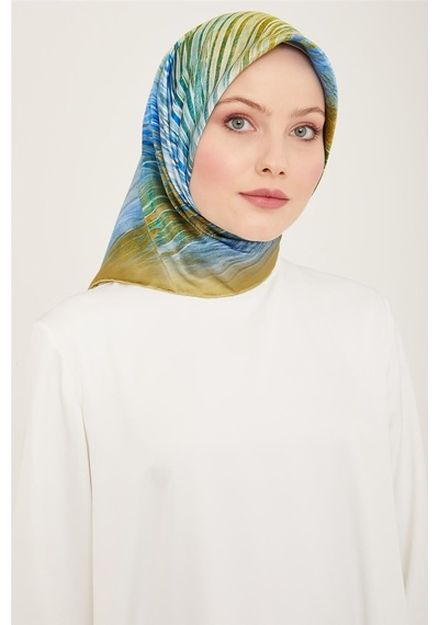 Armine Twill İpek Eşarp 24ya9143 05 - Desenli