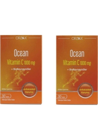 Orzax Ocean Vitamin C 1000 Mg 30 Tablet Skt:03/2023