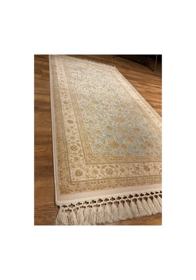 Semerkant 1762 Mavi Krem Halı Çok Renkli
