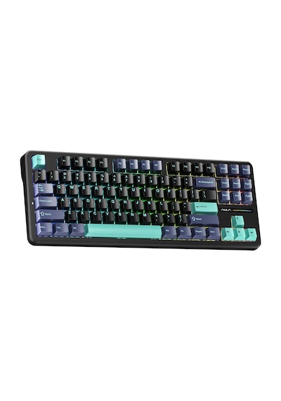 Aula F87 Mekanik Rgb Tkl Gray Switch Kablosuz Makrolu Hot Swap Klavye