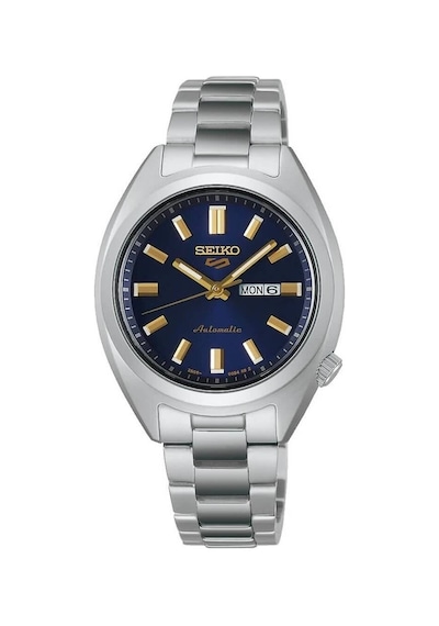 Seiko 5 Sre021k Otomatik Çelik Gri Lacivert Kadran 10 Atm 32 Mm Kadın Kol Saati