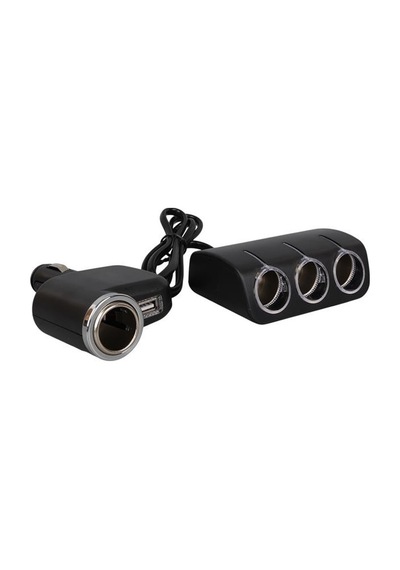 Olesson 1528 12-24v Tek Usb Girişli 120w 80cm Kablolu 3 Lü Araç Çakmak Çoklayıcı Diğer