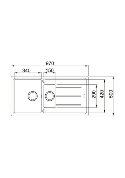 Franke Basis Bfg 651 Avena Granit Eviye + Active Plus Doccia 2.0 Batarya Seti