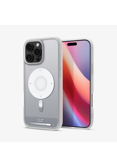 Spigen İphone 16 Pro İle Uyumlu Kılıf Ultra Hybrid Magfit Magsafe Özellikli Classic Classic Silver