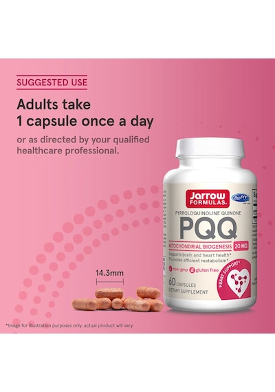 Jarrow Formulas Pqq Brain & Cognitive 20 Mg 60 Caps