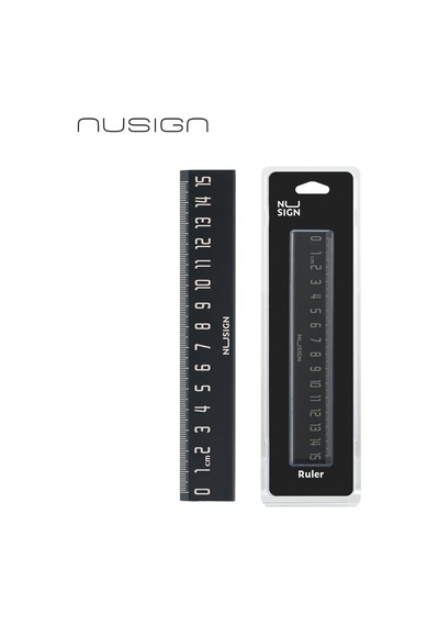 Nusıgn Siyah 15 Cm Kolay Kavrama Çizim Cetveli