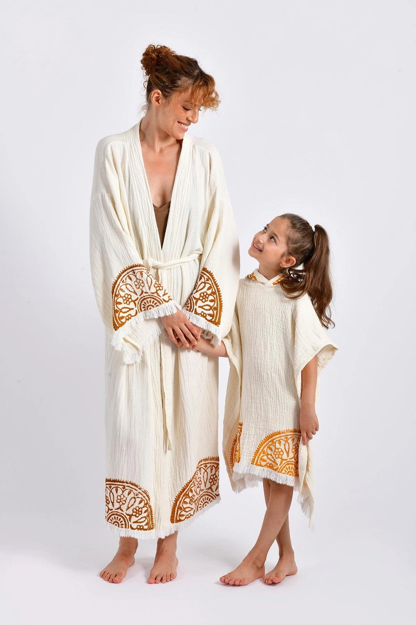 Brandsmithshop Mandala Eye Anne & Çocuk Panço Seti Çok Renkli