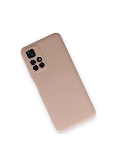 Uryport Xiaomi Redmi Note 11t Kılıf Nano İçi Kadife Silikon - Pudra