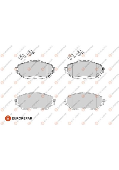 Eurorepar 1682313580 Ön Fren Balata Toyota Aurıs Corolla 1.33l 1.6l 1nr-fe 1zr-fae Nre180 Zre181 Zre185 12- / 1.4l 1nd-f