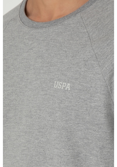 U.s. Polo Assn. Erkek Gri Melanj Sweatshirt 50293405-vr109 GRİ MELANJ Gri U.s. Polo Assn. Erkek Gri Melanj Sweatshirt 50293405-vr109 GRİ MELANJ Gri