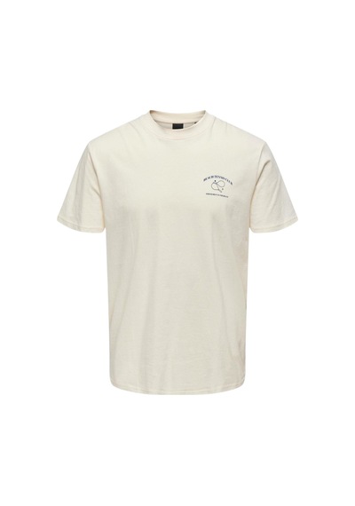Only Erkek Beyaz T-shirt 22026062 Beyaz